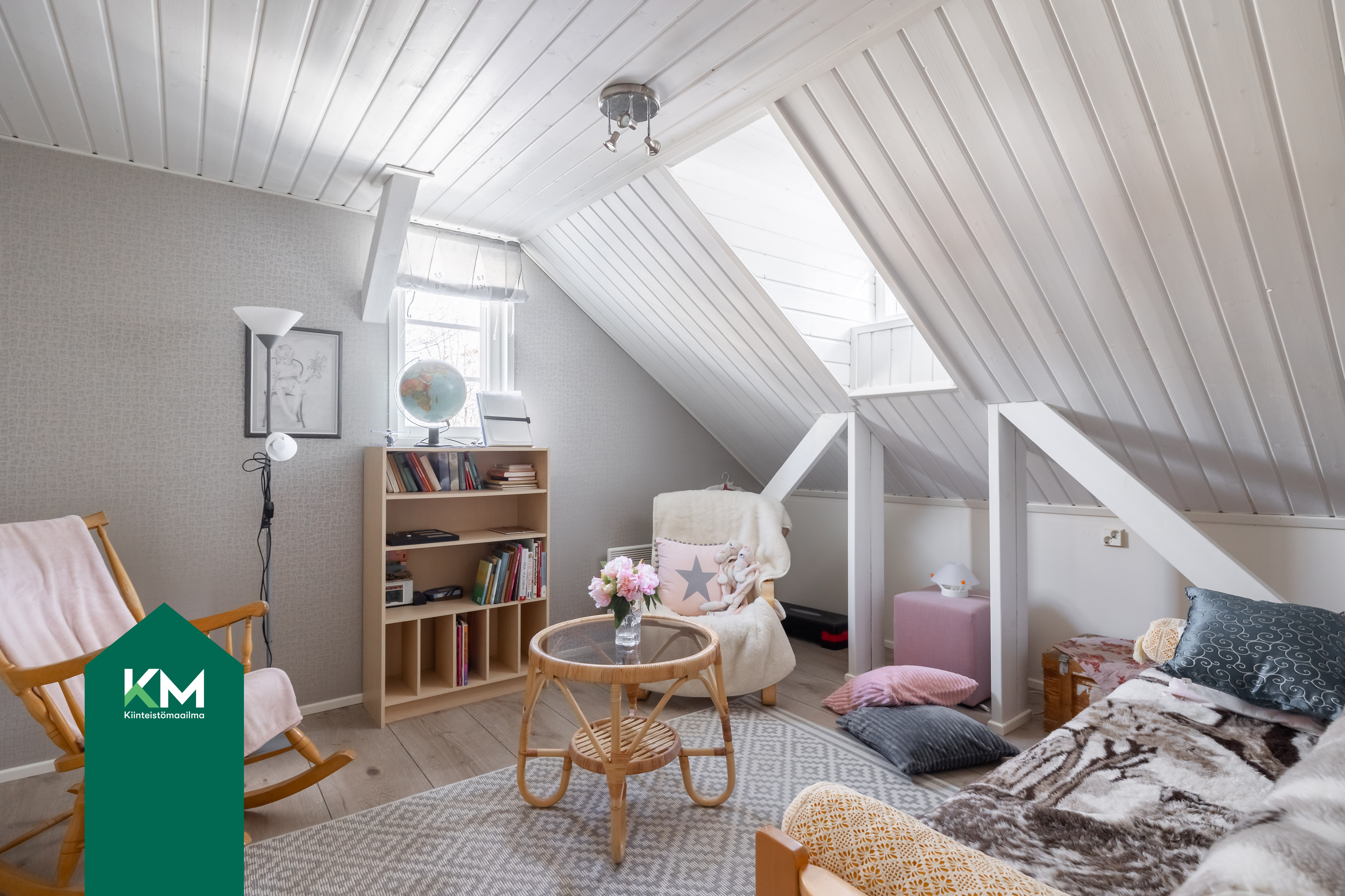 Yläkerran 1. makuuhuone