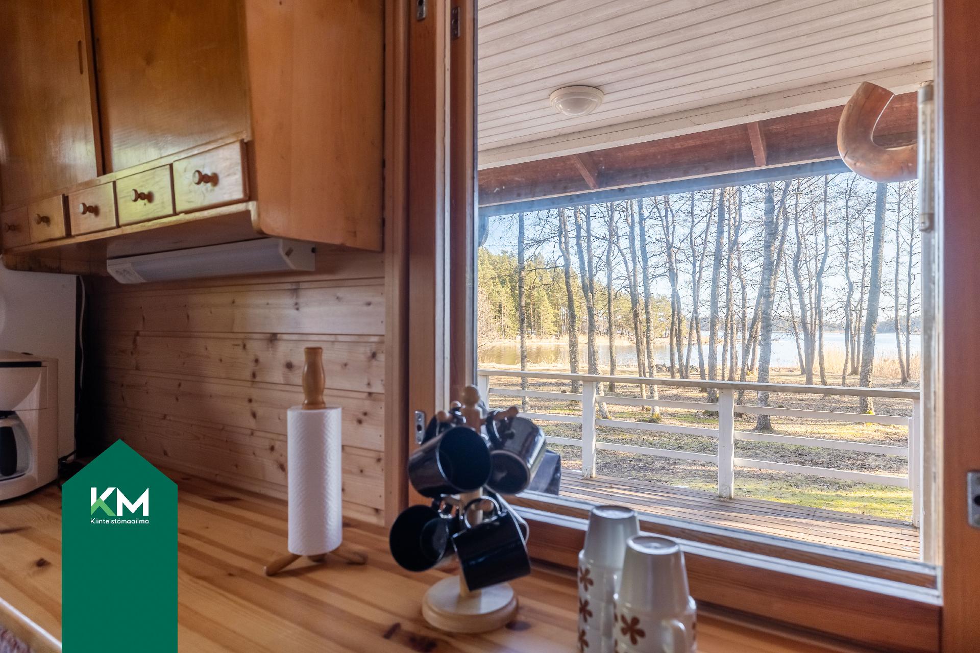 Näkymä keittokomeron ikkunasta 