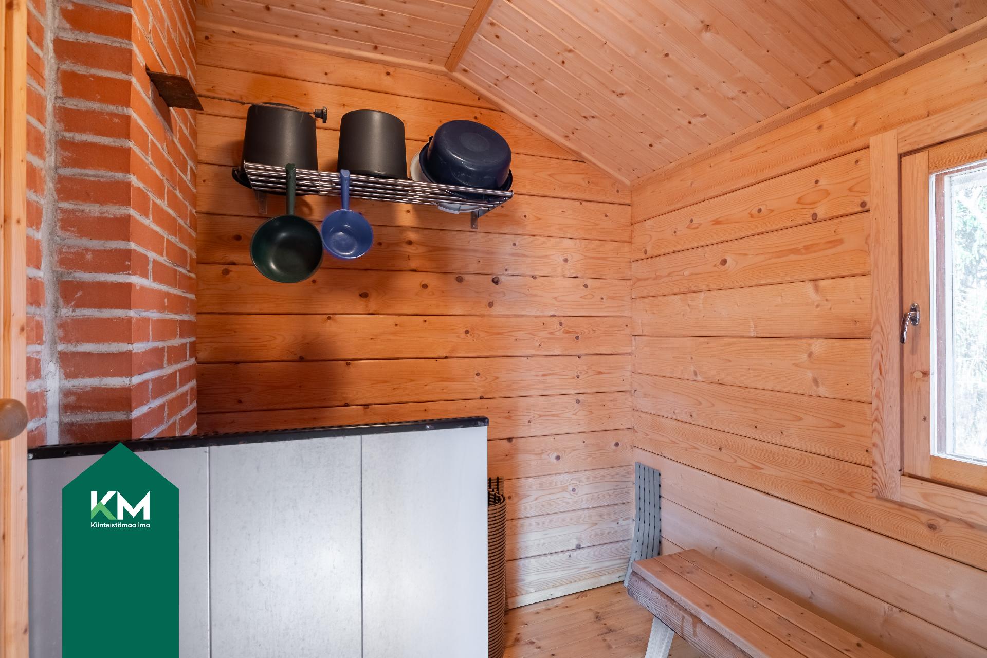 Saunamökin pesuhuone