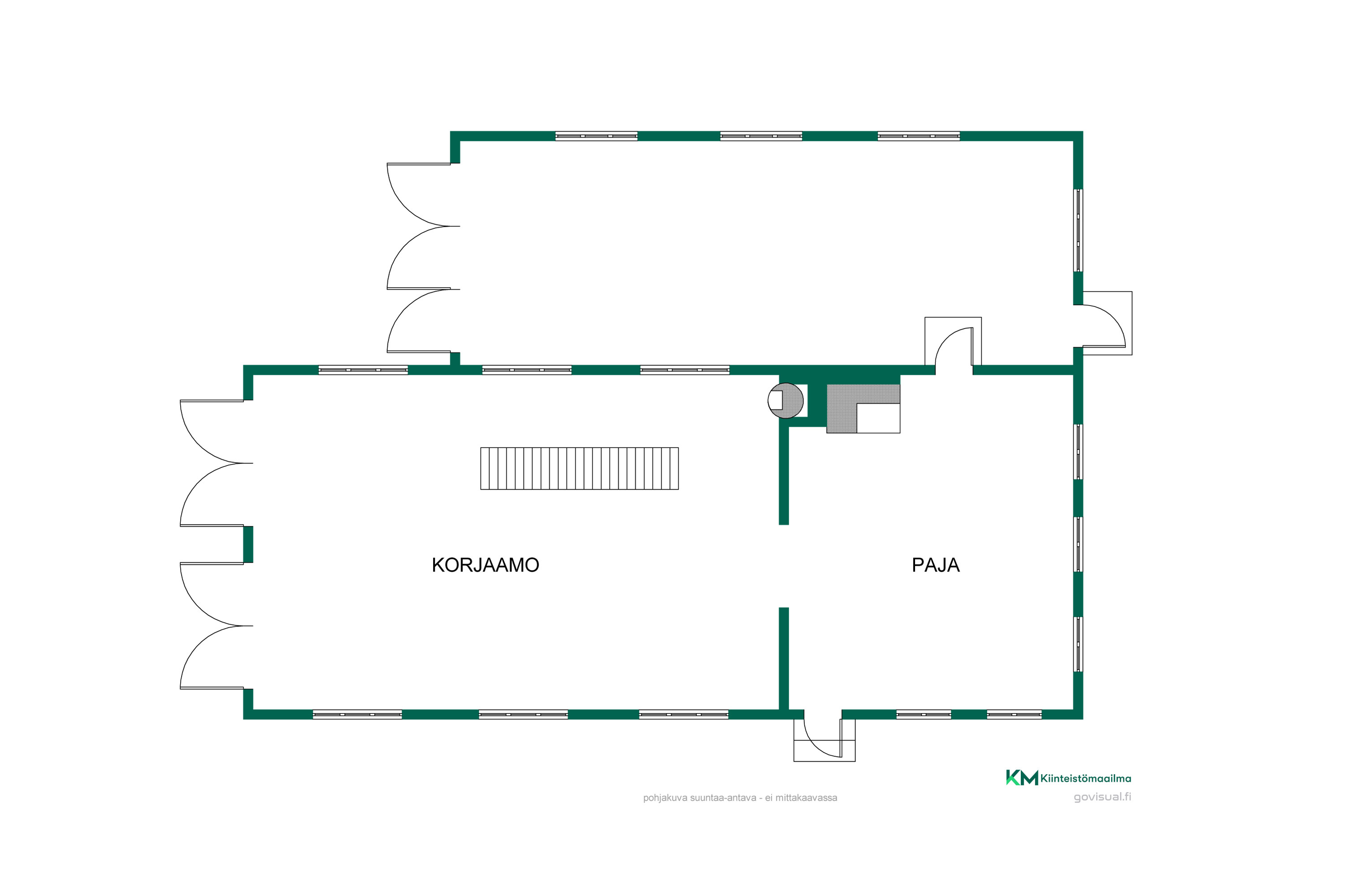 Pajan pohjapiirustus