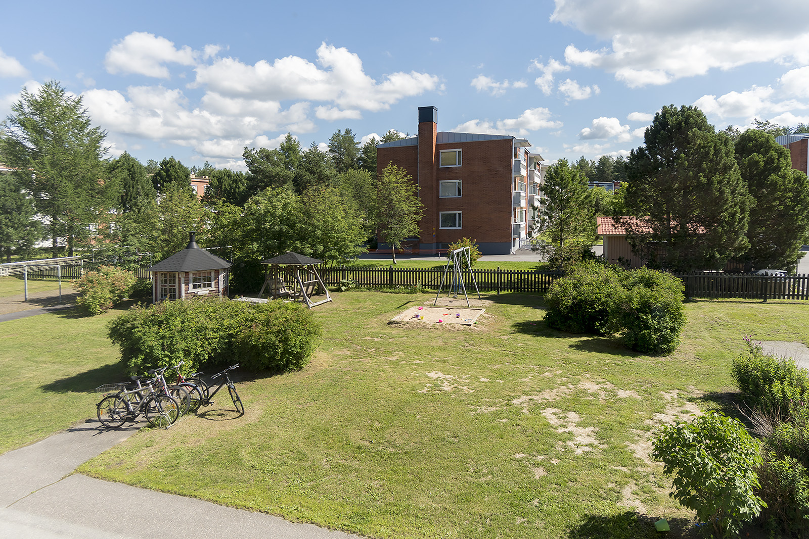 Vehreä kesäympäristö