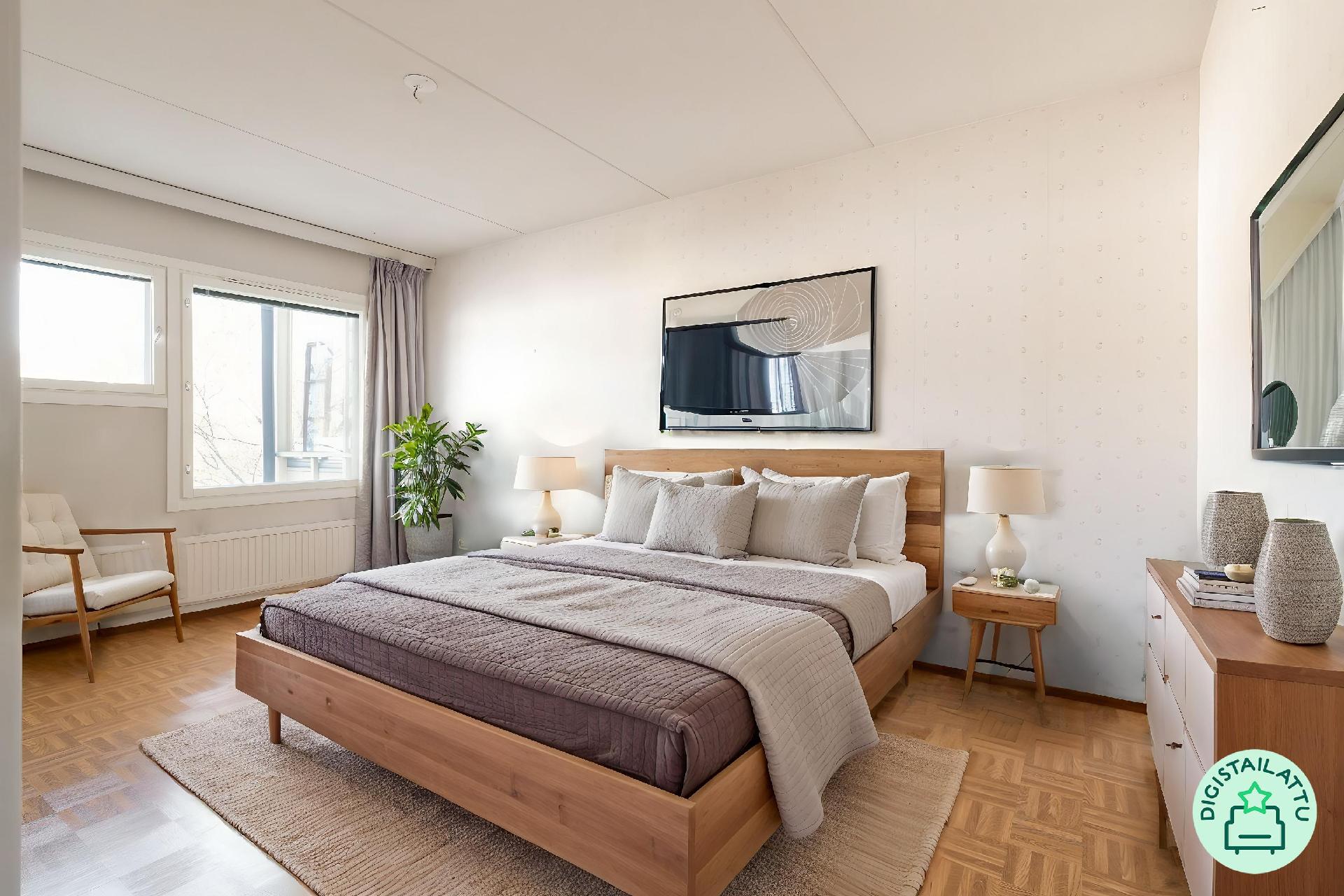 Digistailattu makuuhuone