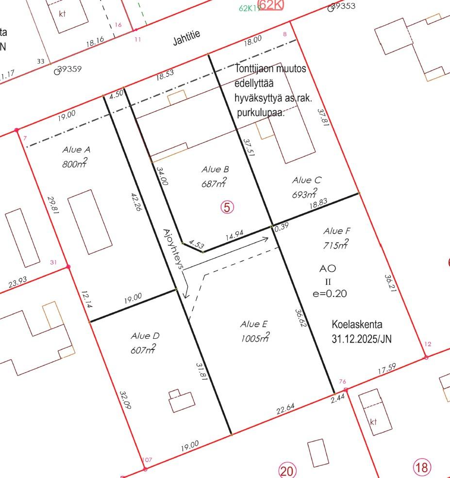 Erinomainen sijainti, rakennusoikeutta 143 k-m2