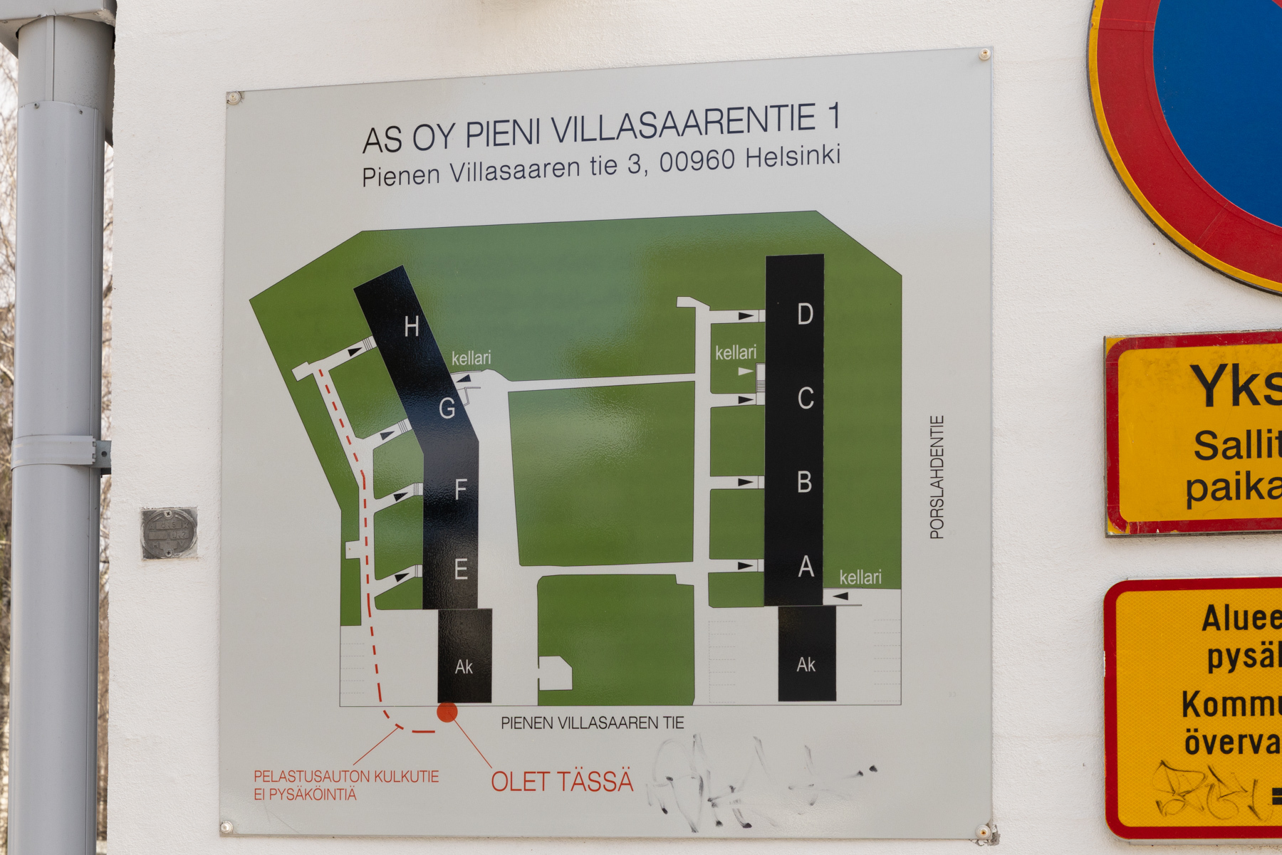 Taloyhtiön kartta