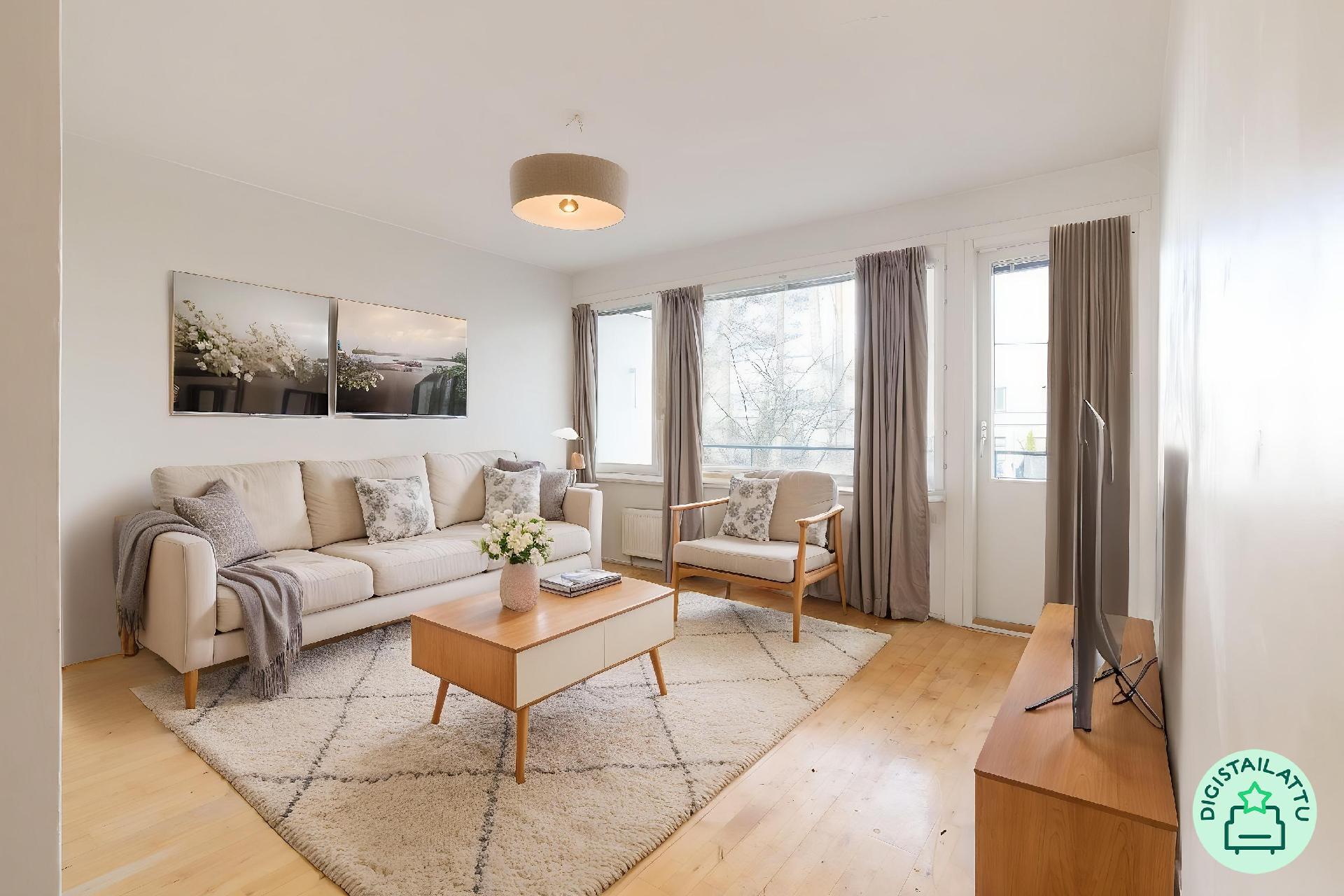 Digistailattu olohuone