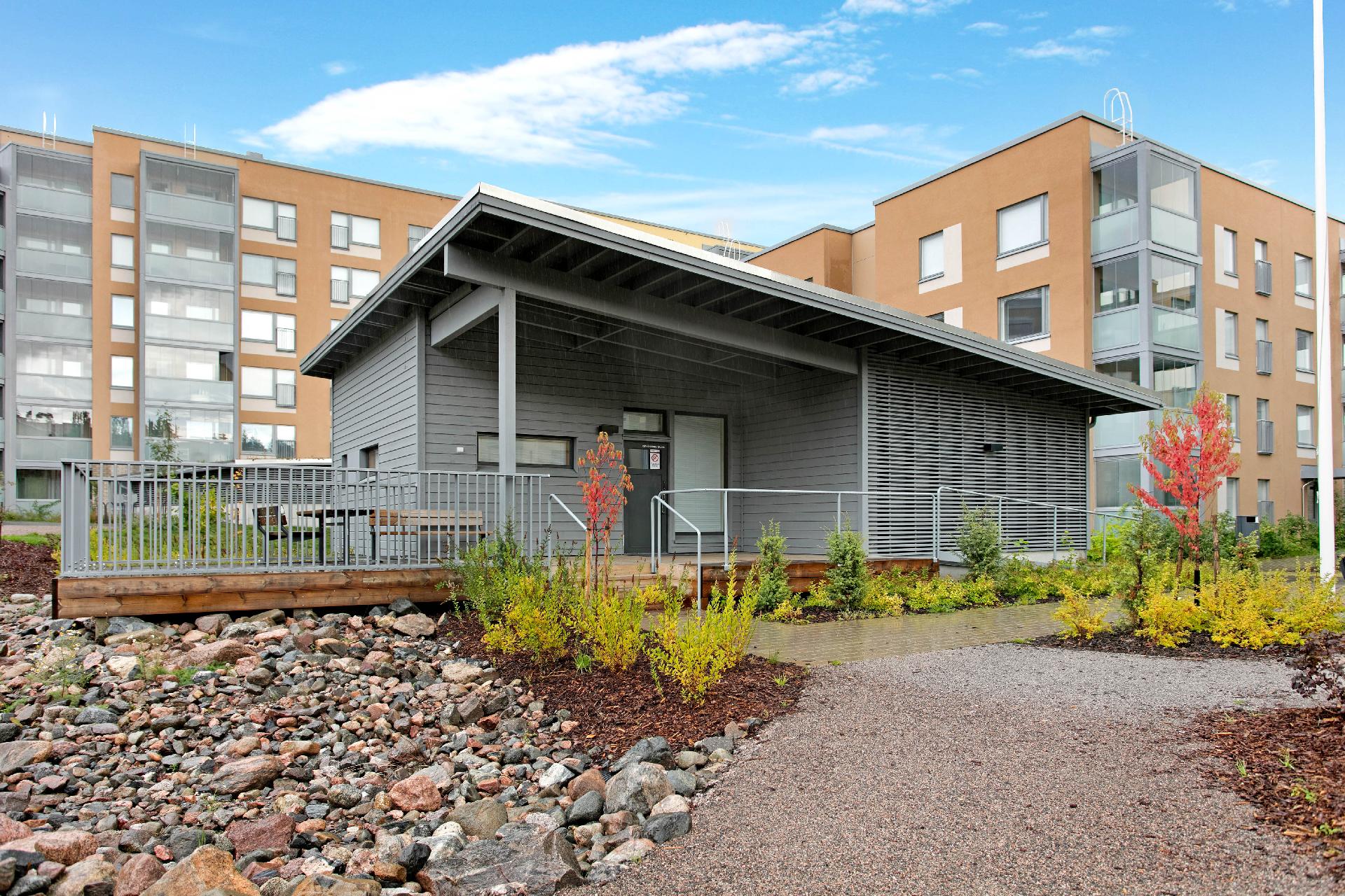 Osakkaiden käytössä oleva pihasauna