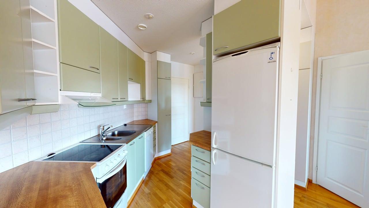 Keittokomerossa hyvin laskutilaa