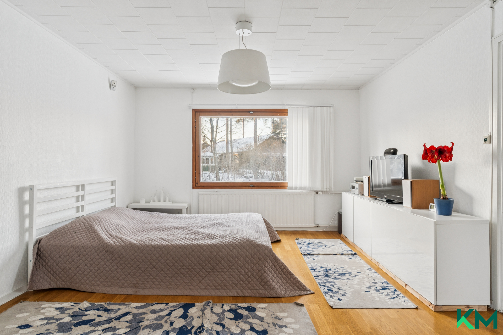 Rintamamiestalon olohuone