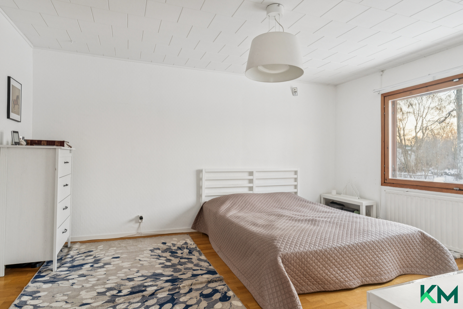 Rintamamiestalon olohuone