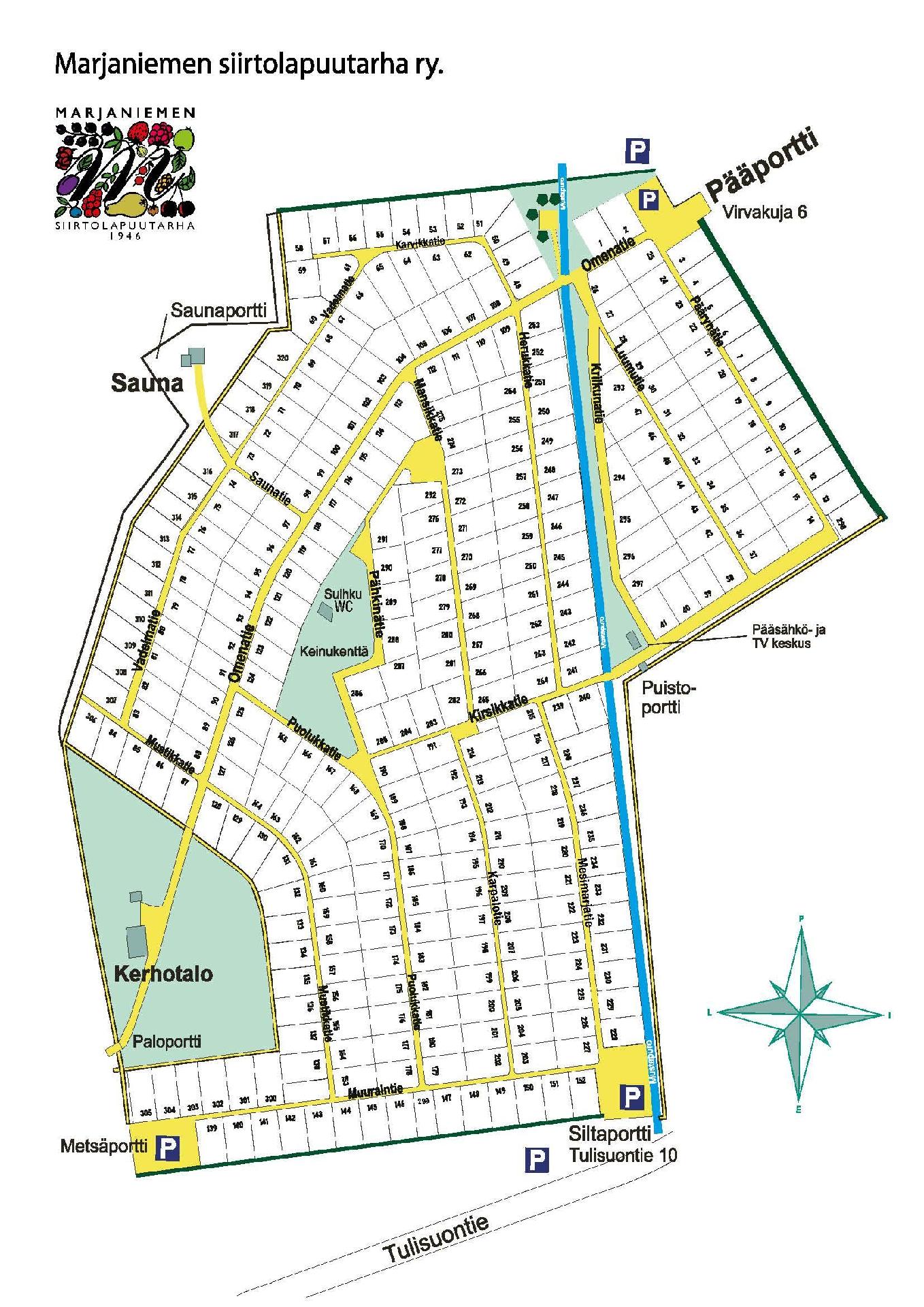 Marjaniemen Siirtolapuutarha, Mustikkatie 131, Marjaniemi, Helsinki