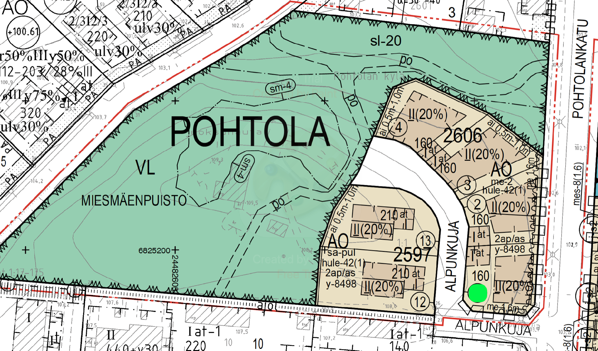 Alpunkuja 2, Pohtola, Tampere