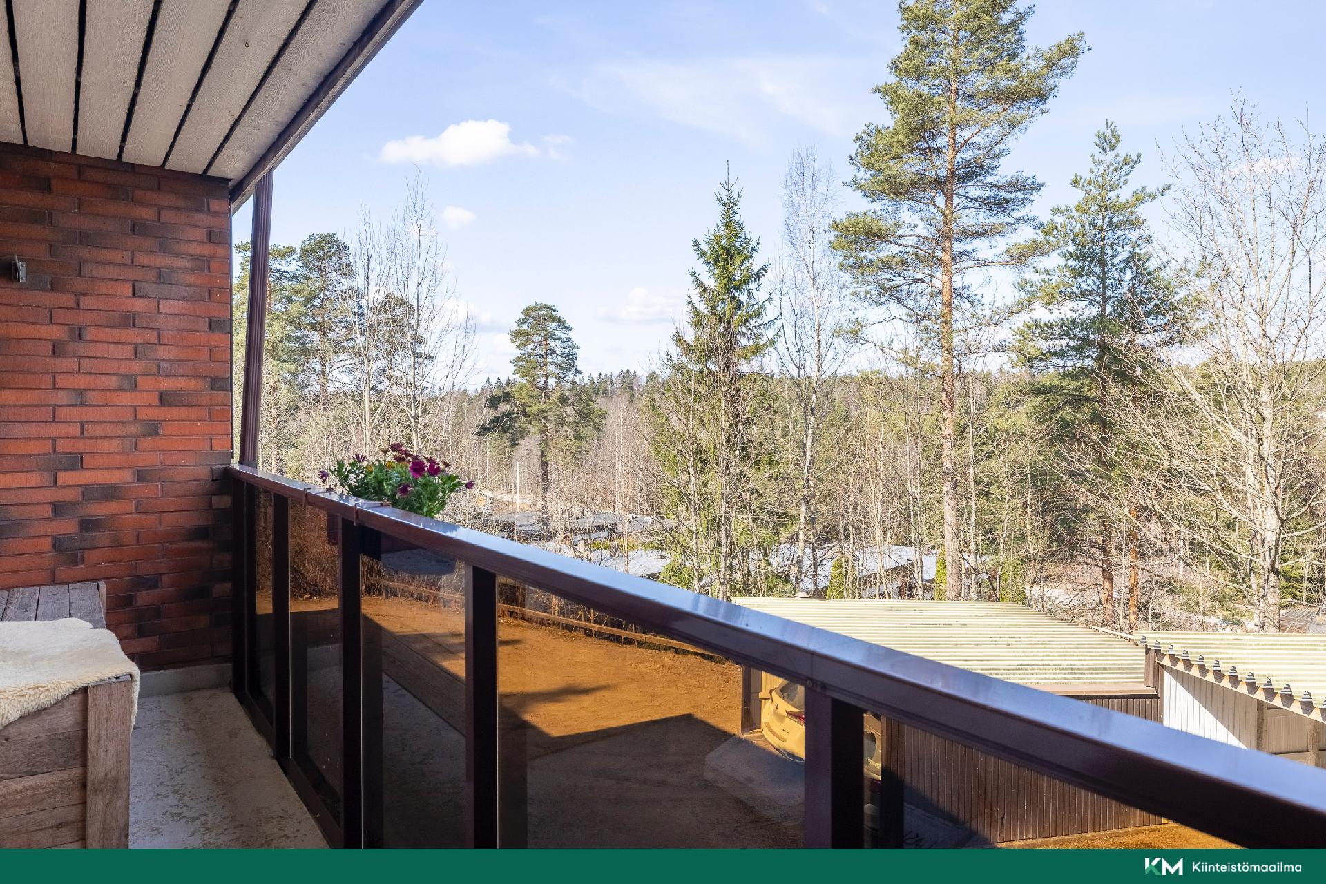 näkymää parvekkeelta