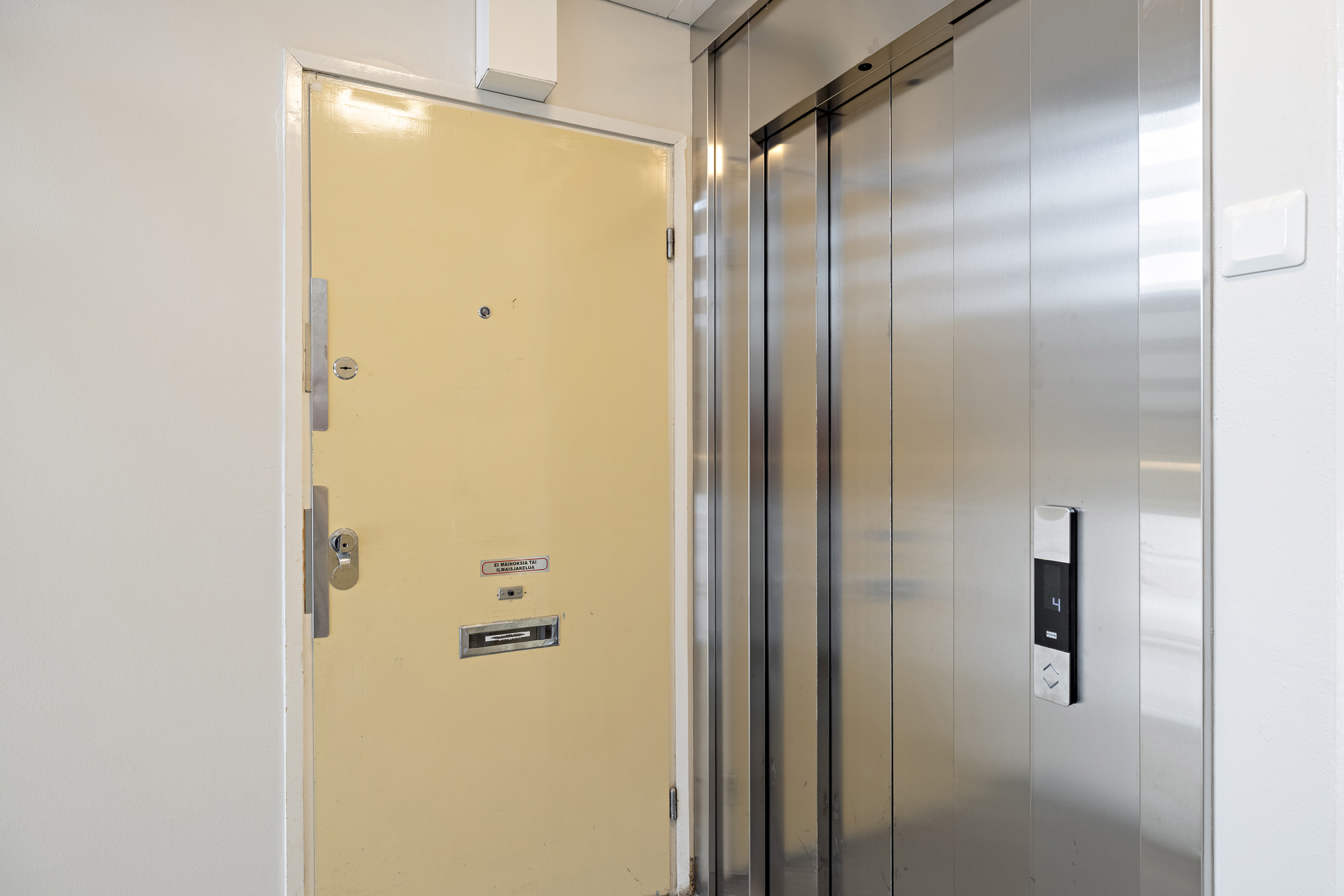 Uudella hissillä suoraan etuovelle