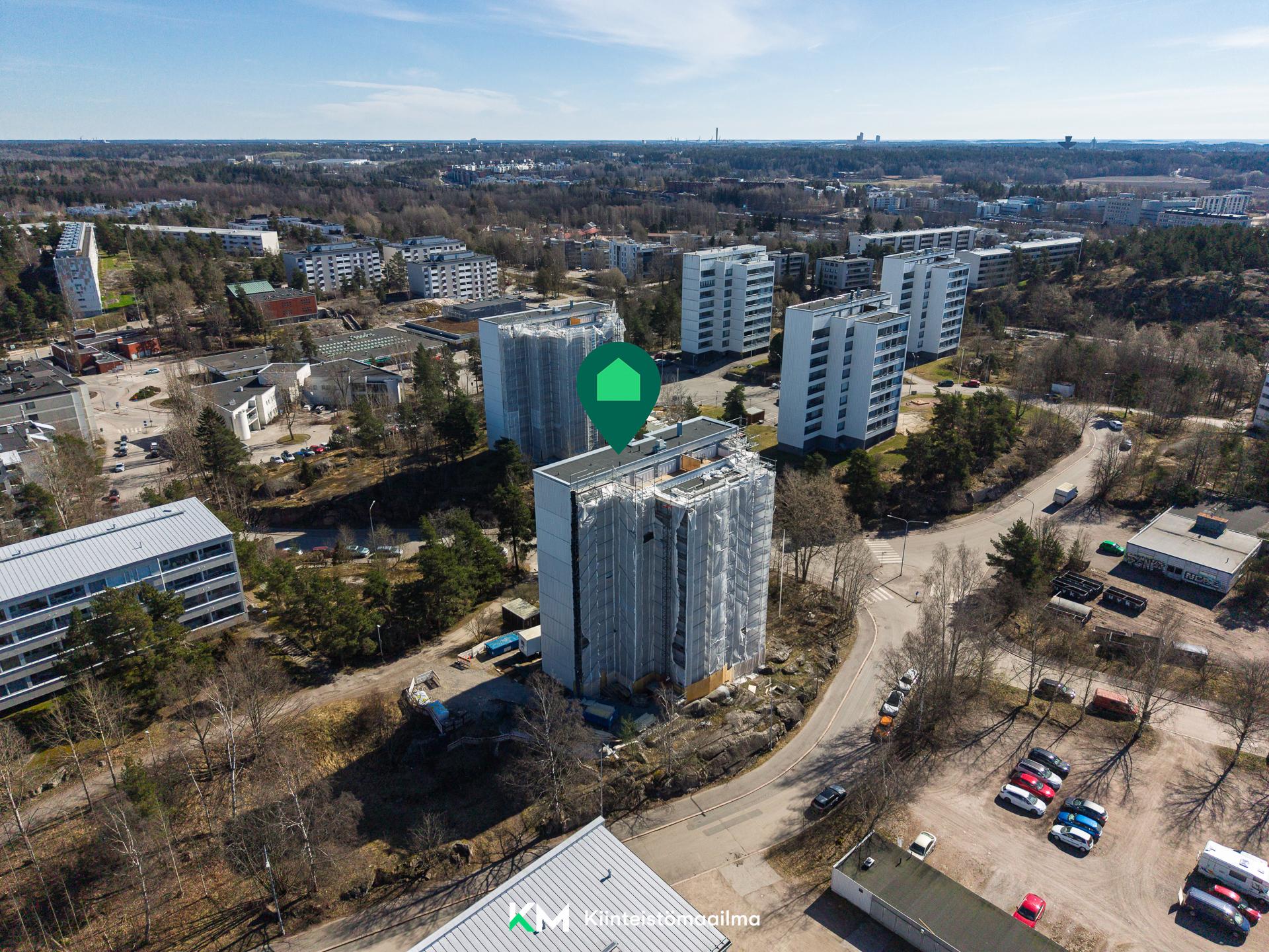 Talo ilmakuvassa