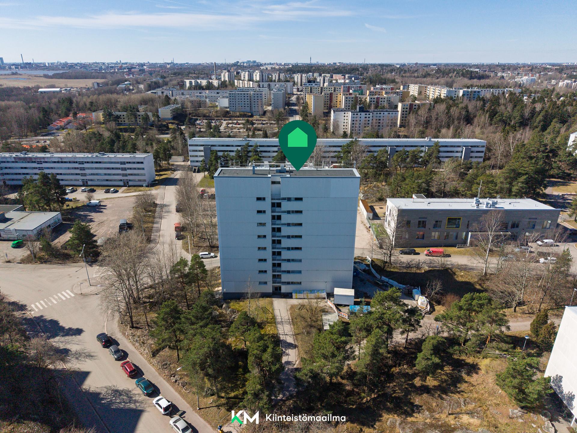 Talo ilmakuvassa