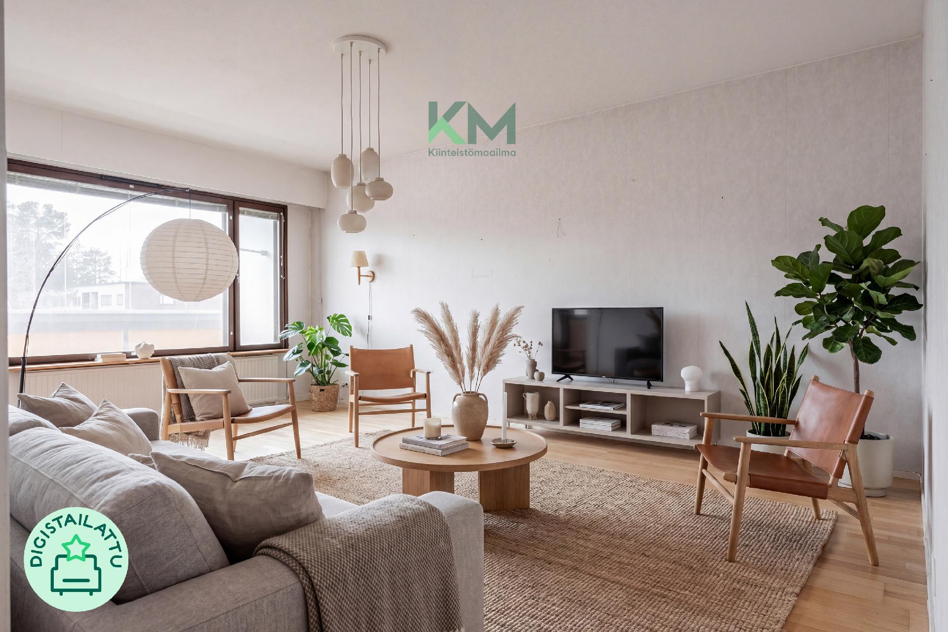 Digistailattu olohuone