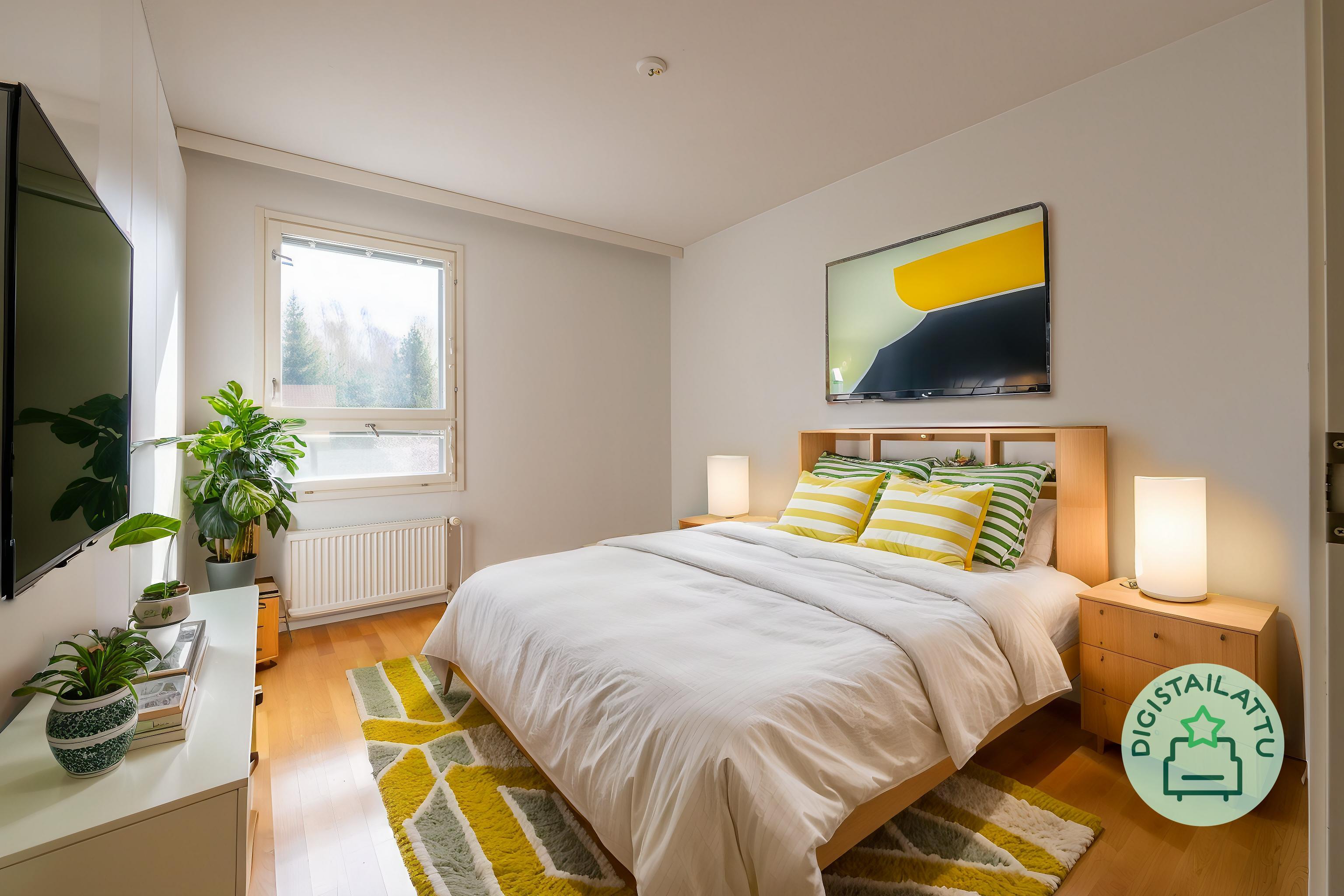 Digistailattu makuuhuone 2