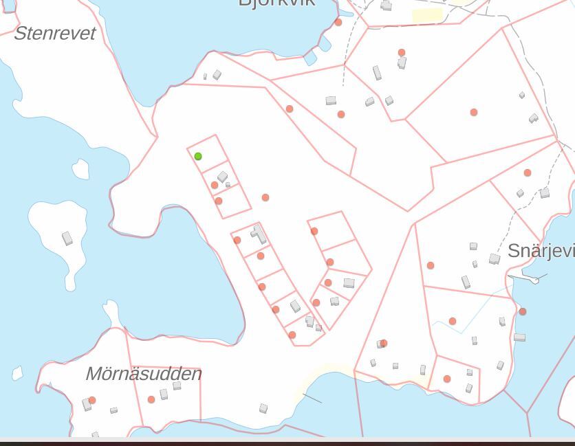 Alueen kartta - Karta på området