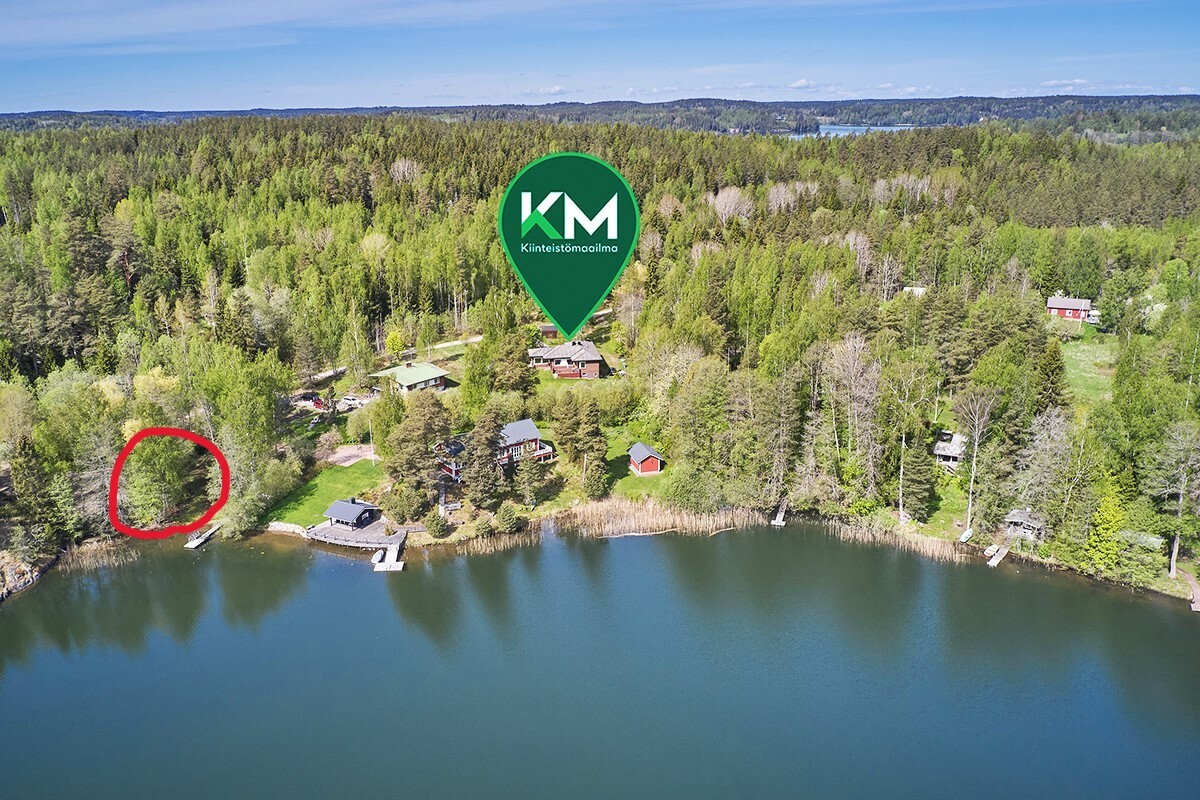 Rantapalsta punaisen ympyrän kohdilla