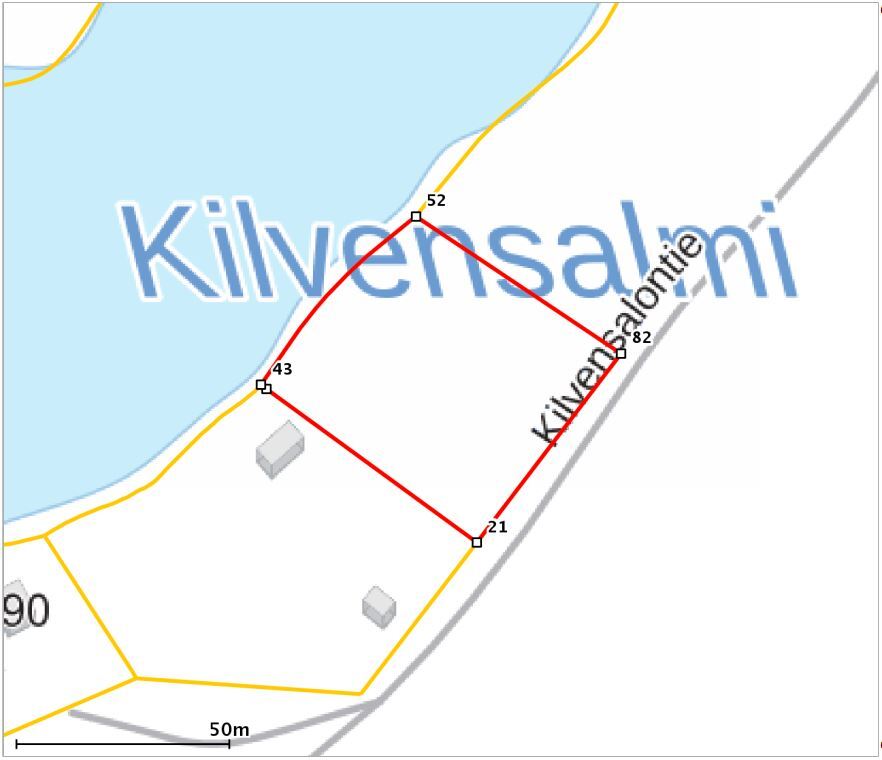 Asunnon pohjakuva