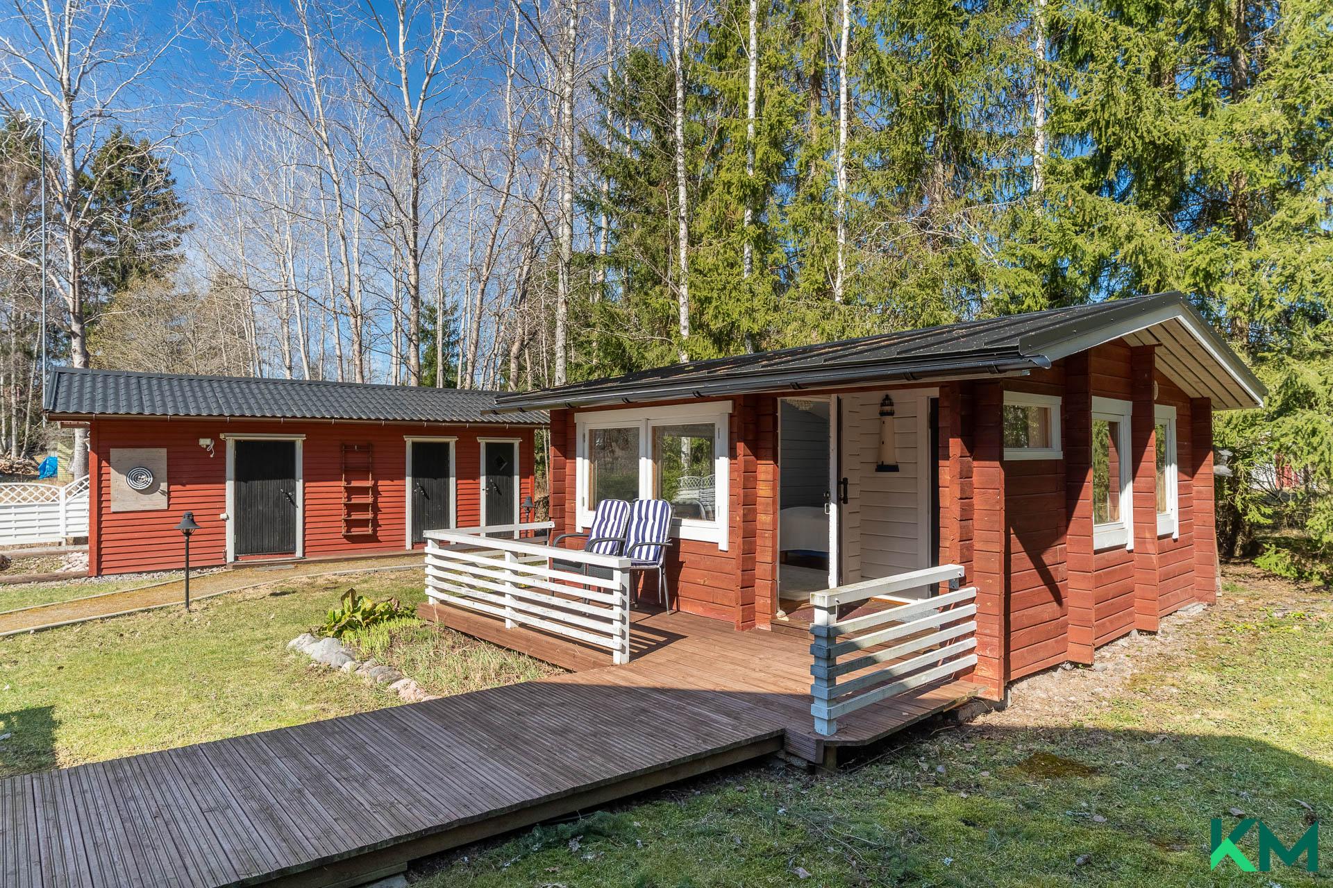 Aitta, jossa kesähuone +erill. varasto