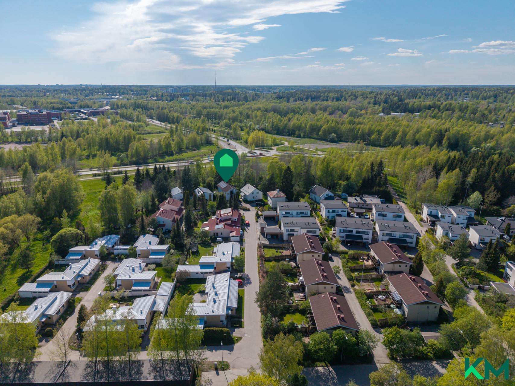 Koivumankkaa on kaunis ja rauhallinen pientaloalue