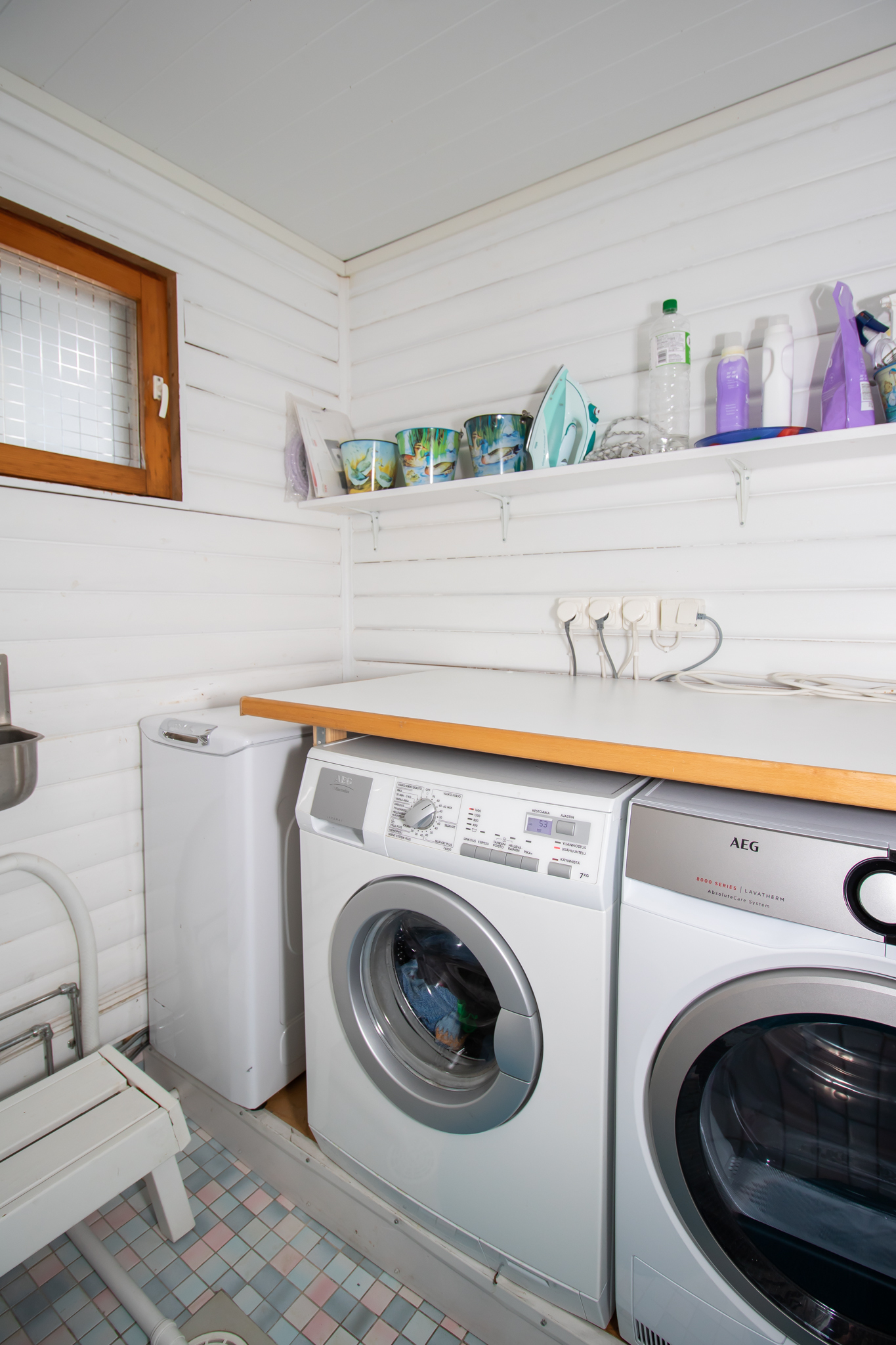 kodinhoitohuone (ent. sauna)