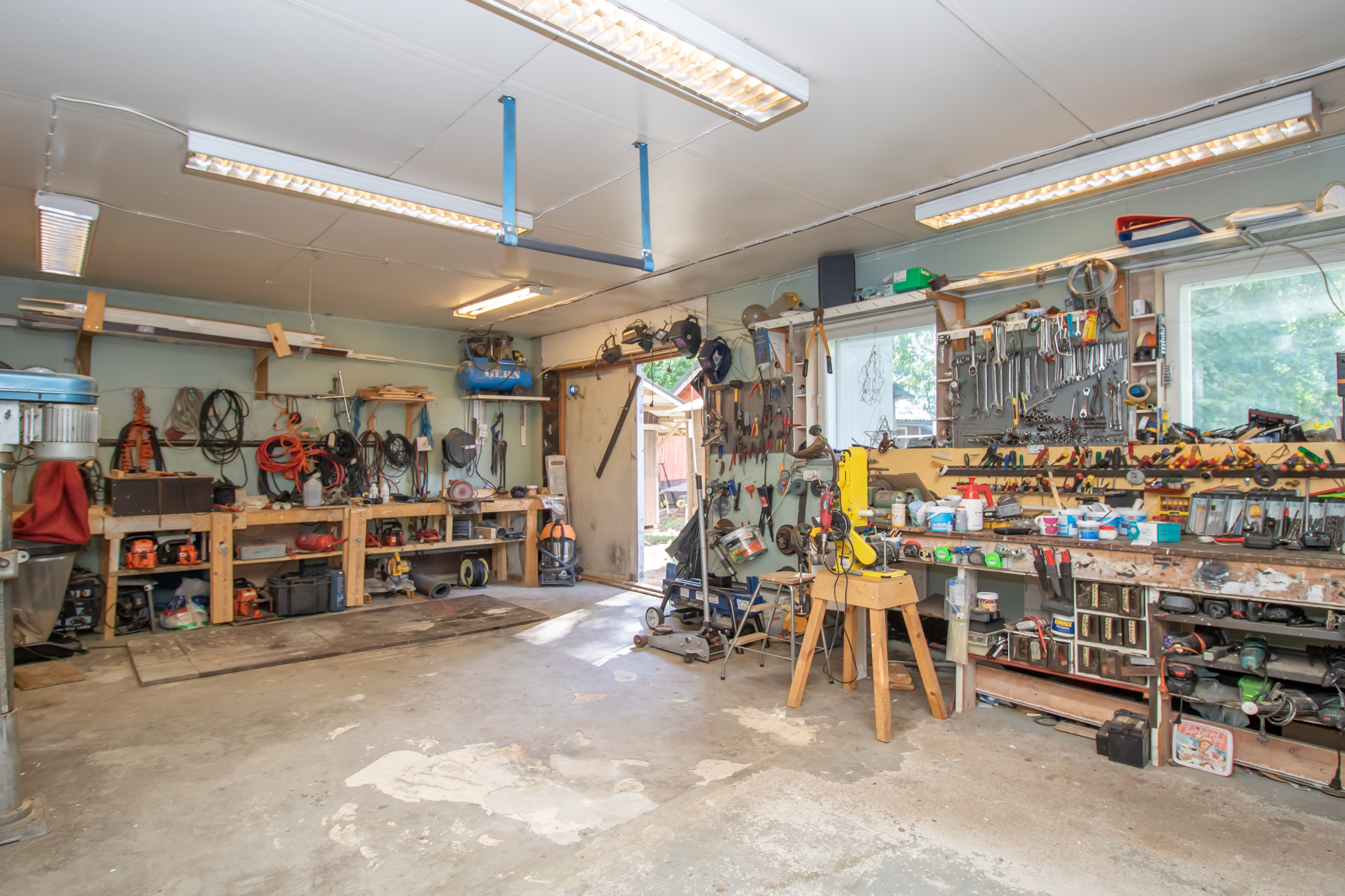 runsaasti harrastetilaa