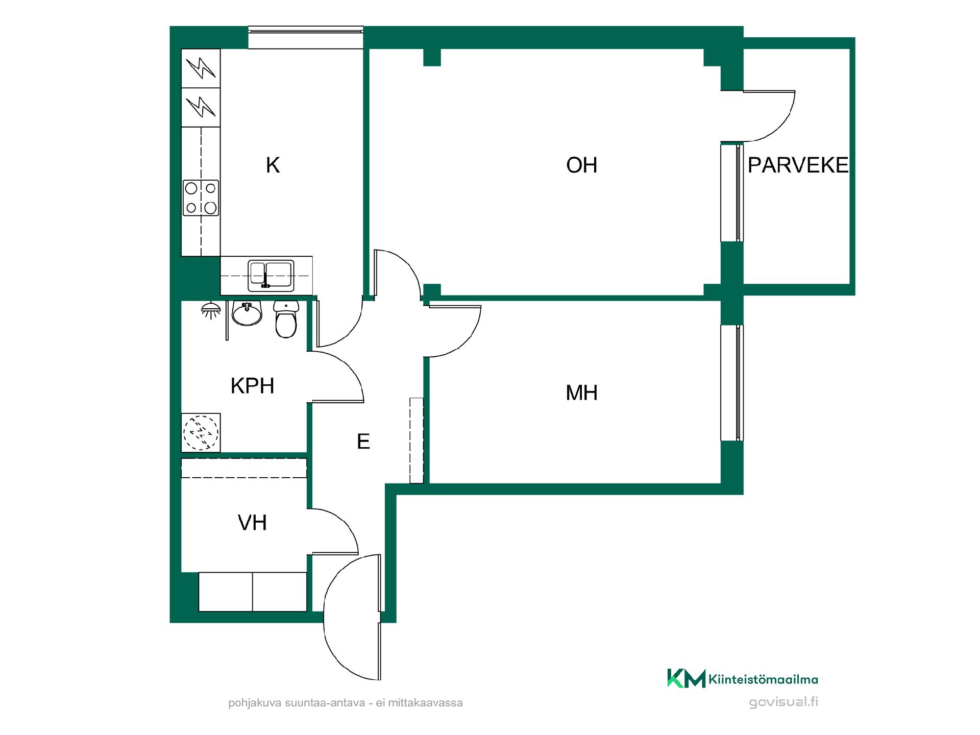 ohjeellinen pohjakuva