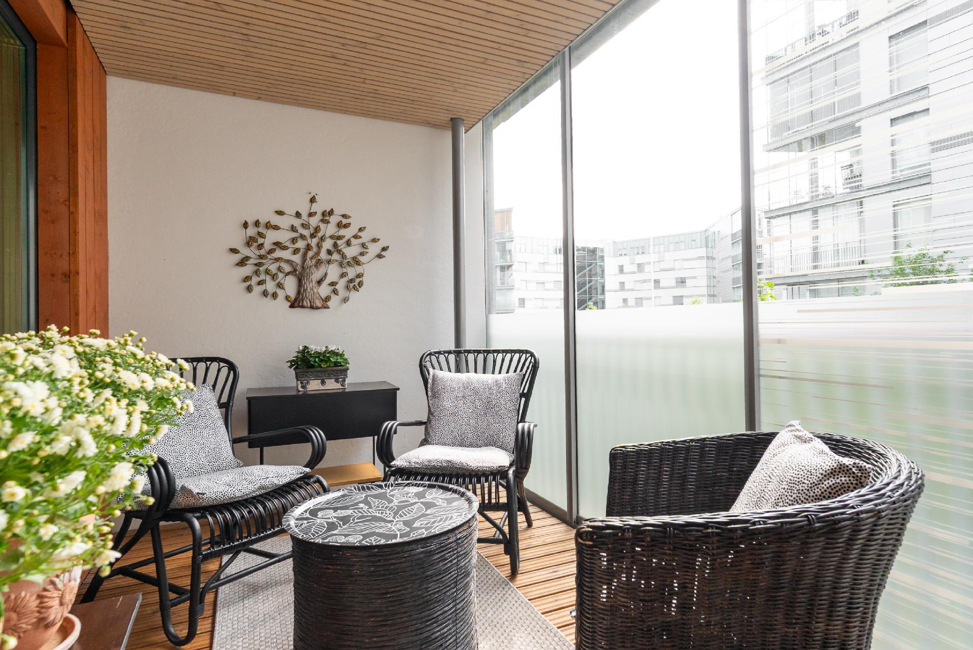 Tilava, lasitettu parveke