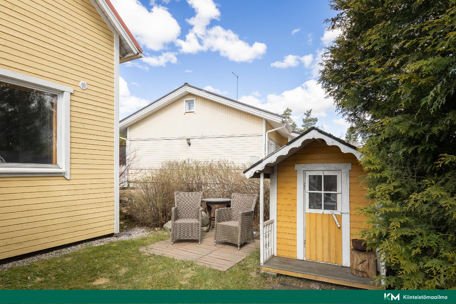 Pihapiirissä on myös oleskelusoppia