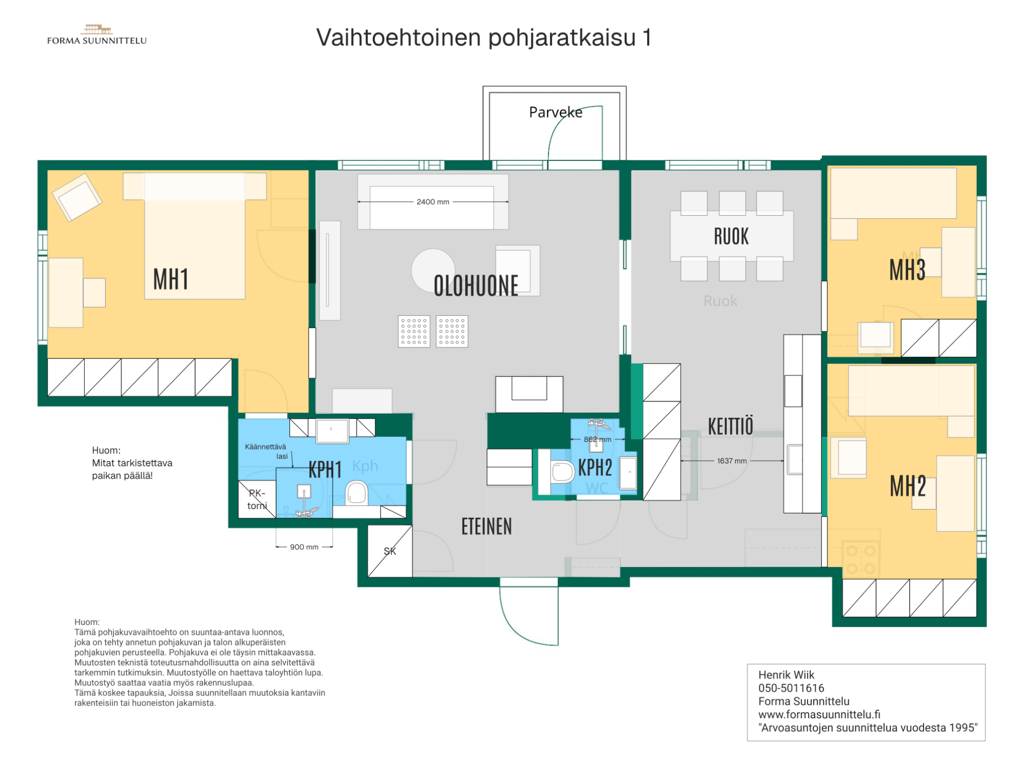 Vaihtoehtoinen pohjaratkaisu