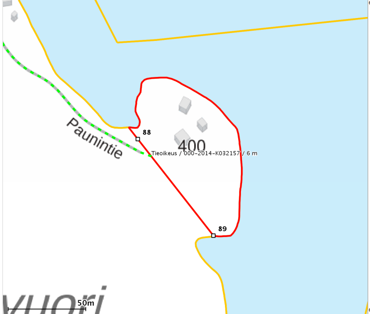 Paunintie 400, Hirvensalmi