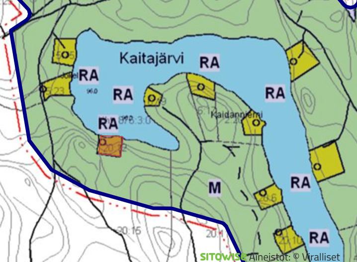 Kaidanniementie - rakennustontti, Mäntyharju