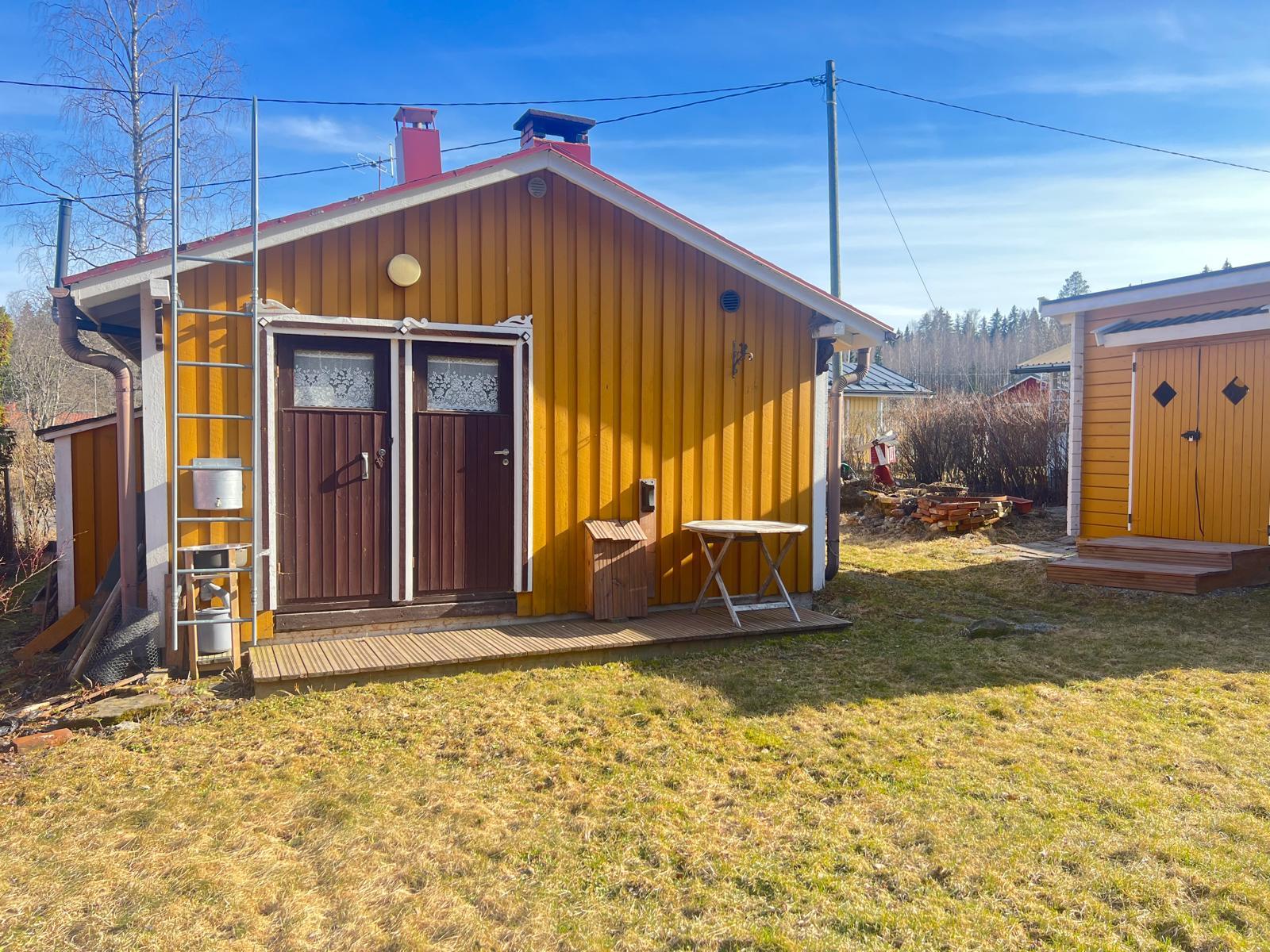 päädyssä varasto ja wc