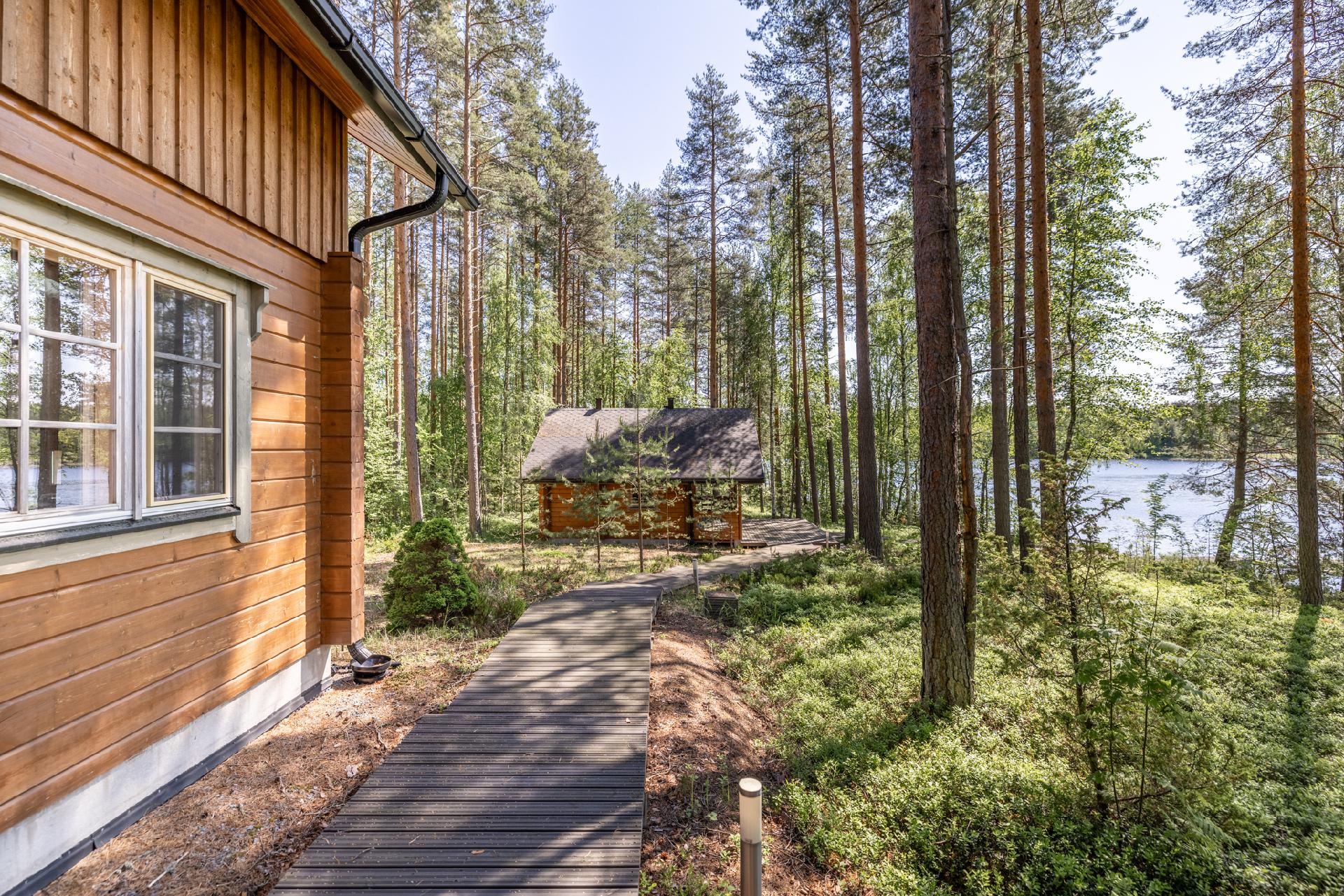 käynti saunamökille