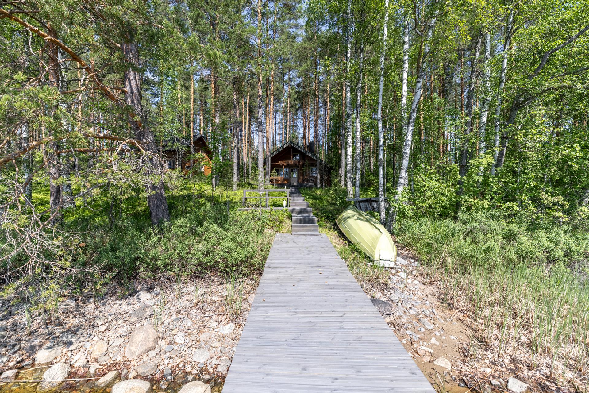 saunalta käynti rantaan