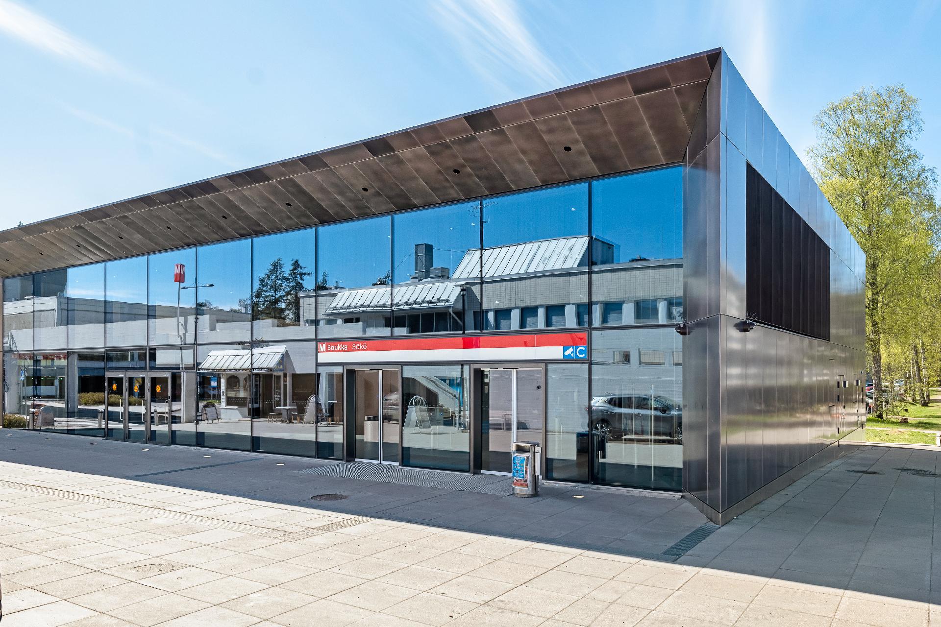 Soukan metroasema lähellä