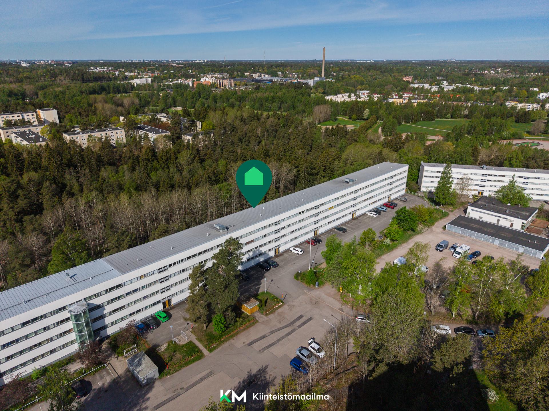 Talo ilmakuvassa