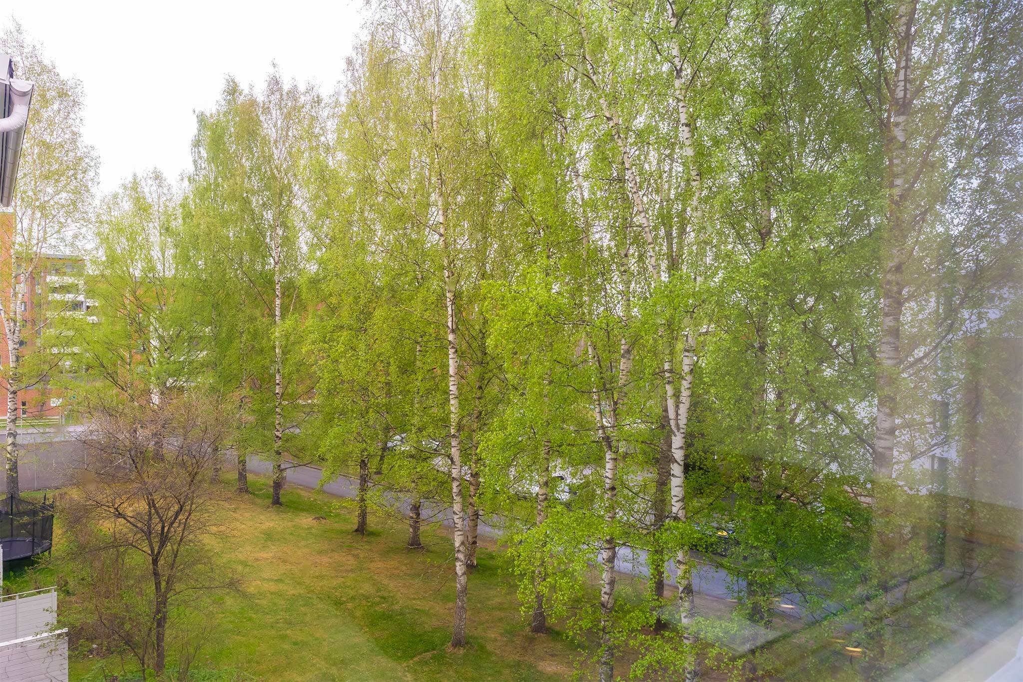 Näkymää huoneiston ikkunoista