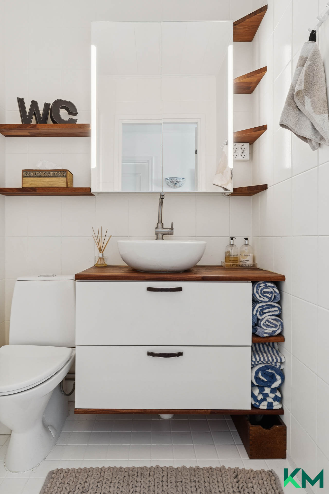 Erillinen wc.