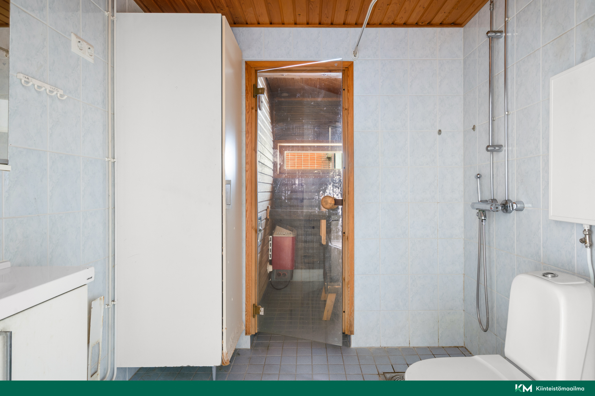 Kylpyhuone ja sauna