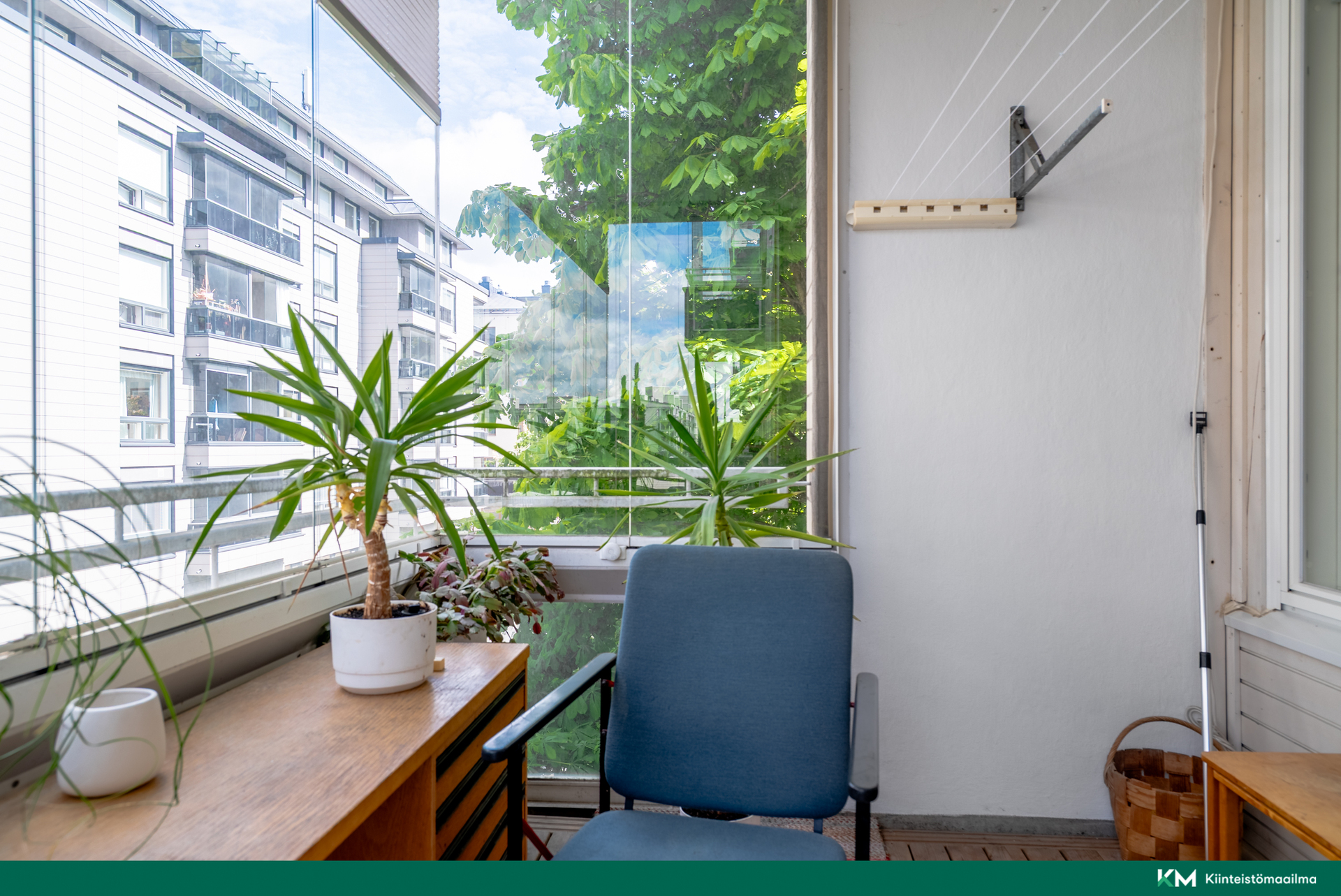 Lasitettu parveke