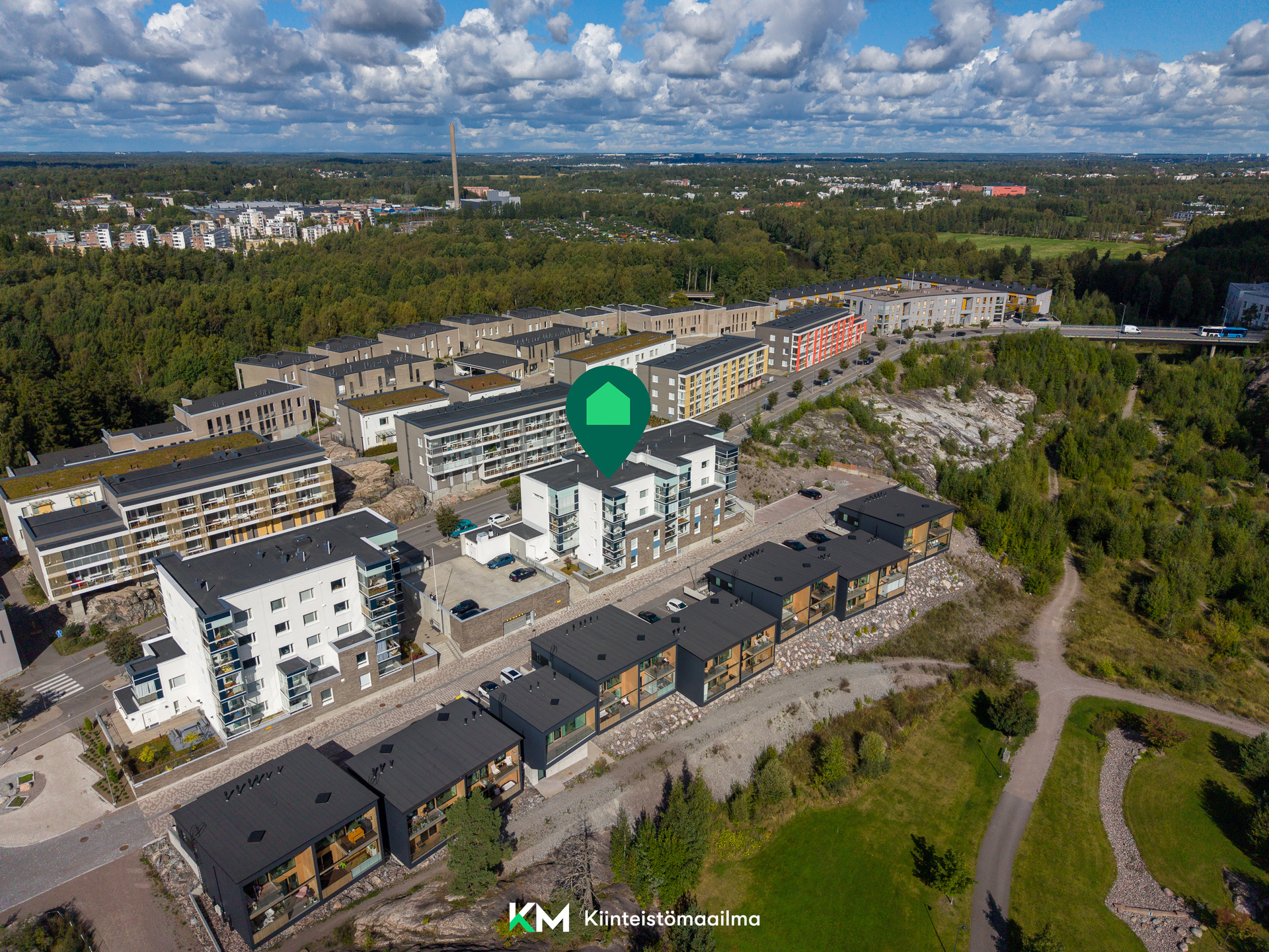 Ilmakuvaa alueelta