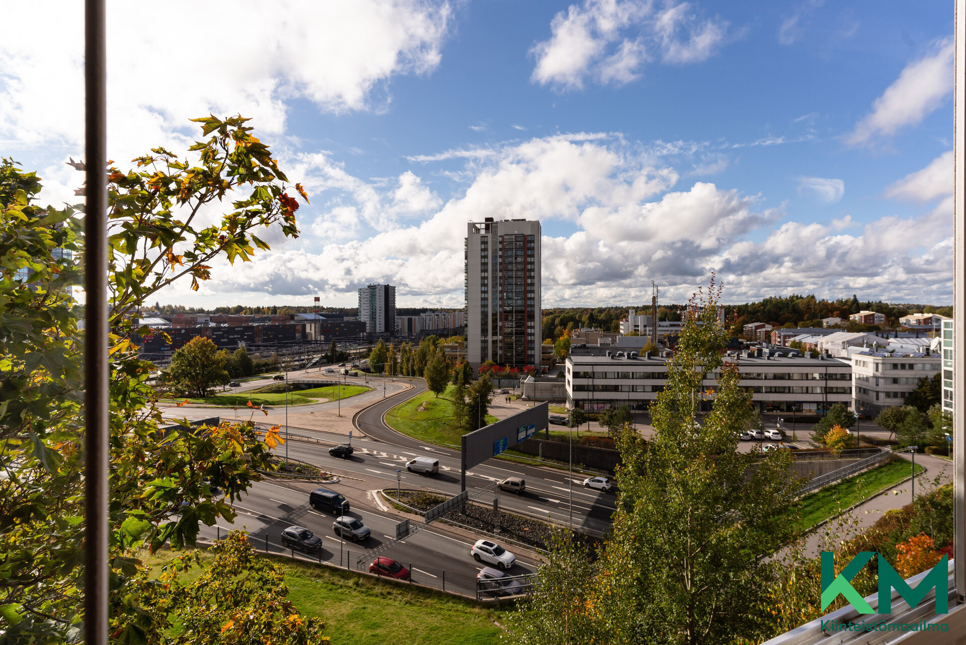 Esteettömät näkymät parvekkeelta