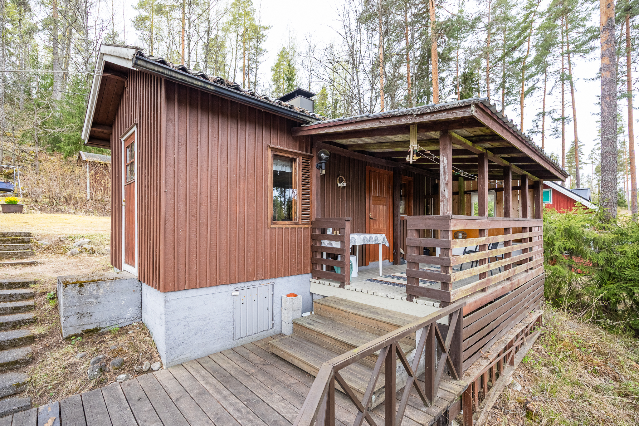 Sauna ja terassi