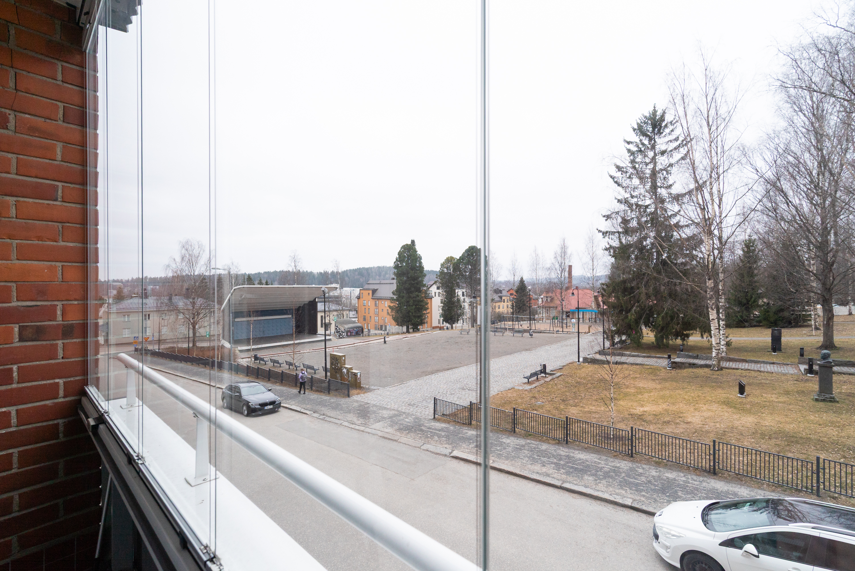 Näkymä Lounaispuistoonon