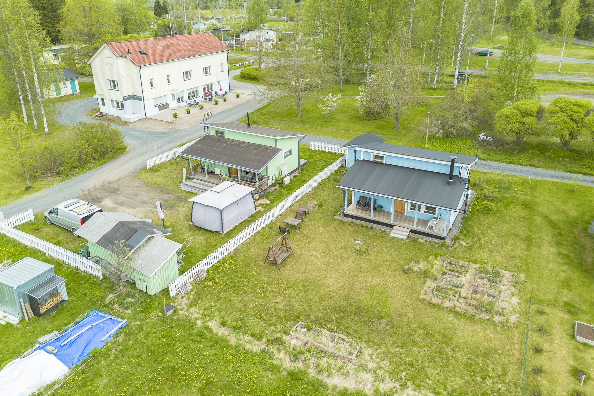 palsta 18 ilmasta kuvattuna