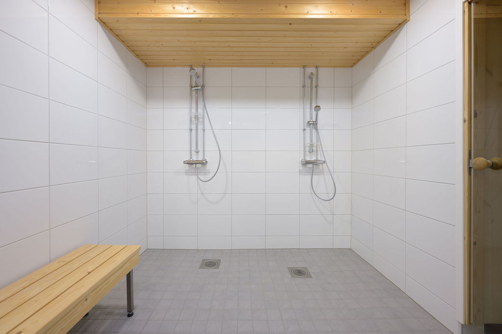 Taloyhtiön saunatilaa