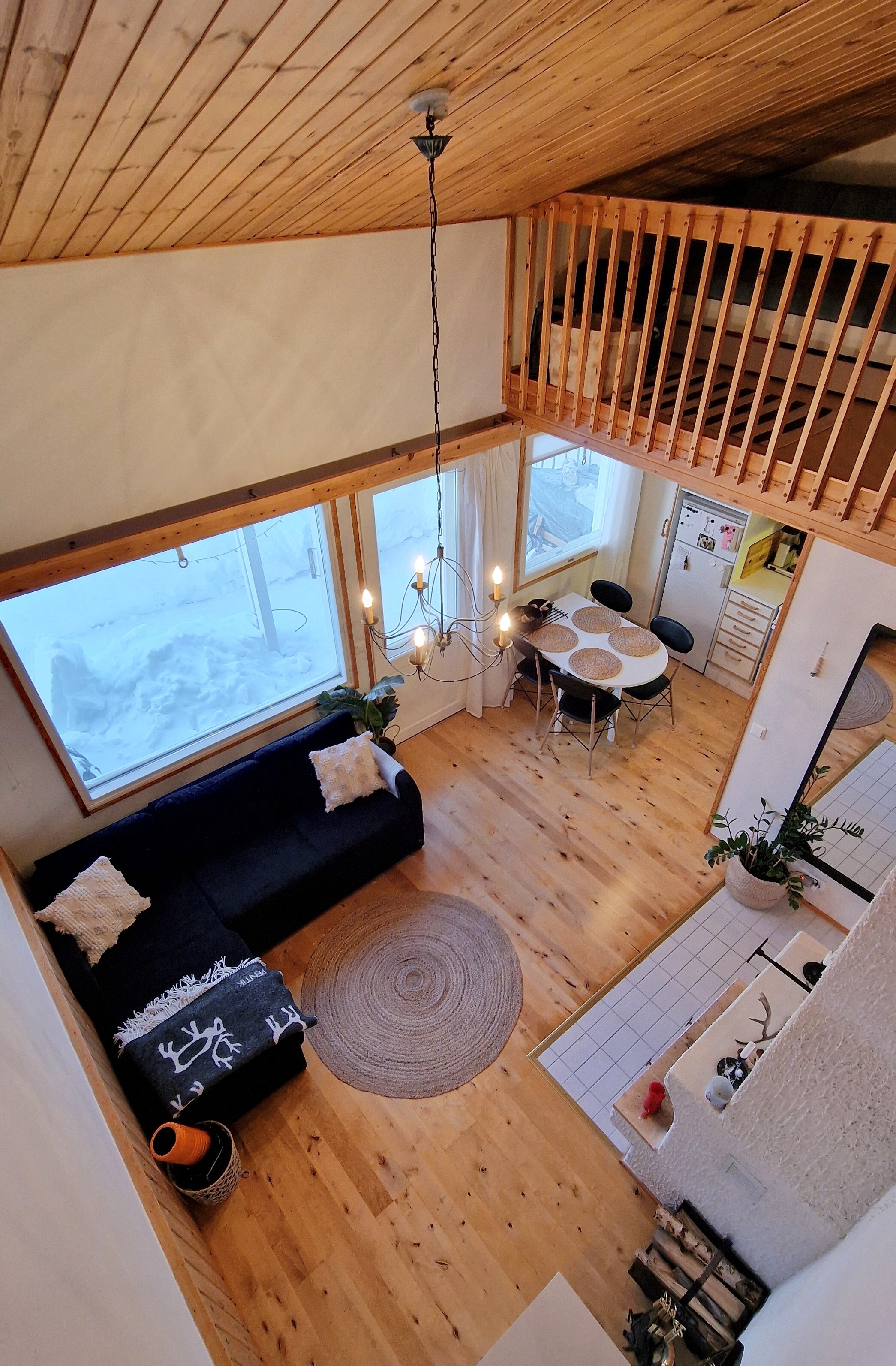 Näkymät parvelta alas